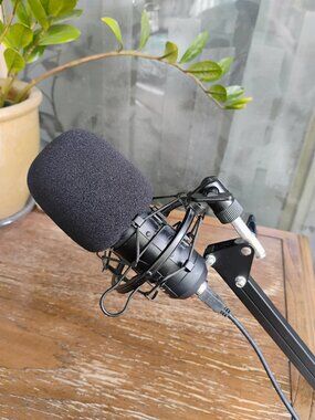 USB Podcast Microphone Arm Stand Streaming Recording Gaming Singing Voiceover
